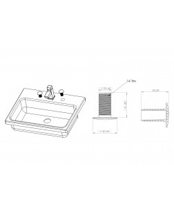 2931 - PLUG TAPA FURO PARA PIA CROMADO