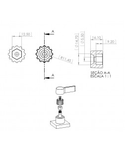 975 - INSERTO ABS PARA VOLANTE C-65