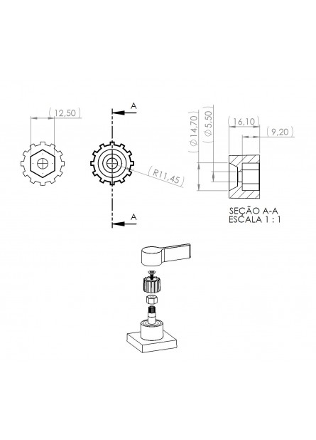 975 - INSERTO ABS PARA VOLANTE C-65